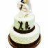 Свадебный торт Жених и невеста в танце №92205