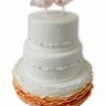 Свадебный торт Лебеди  №92269