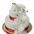 Свадебный торт Водопад роз №92270