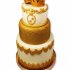 Свадебный торт Царский №92360