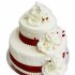 Свадебный торт Белые розы №92457