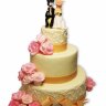 Свадебный Торт Водопад Из Роз И Лилий №92923