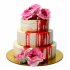 Свадебный Торт Розовые Розы №92987