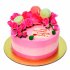 Торт для женщины с цветами  №93032