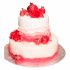 Свадебный торт Гранатовая годовщина №93850