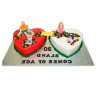 Свадебный торт Опаловая годовщина №93938