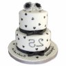 Свадебный торт Ситцевая годовщина №93944