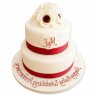 Свадебный торт Атласная годовщина  №94074