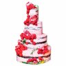 Свадебный торт Хрустальная годовщина  №94082