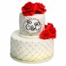 Свадебный торт Сердца №94508