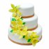 Свадебный торт Цветы №95691