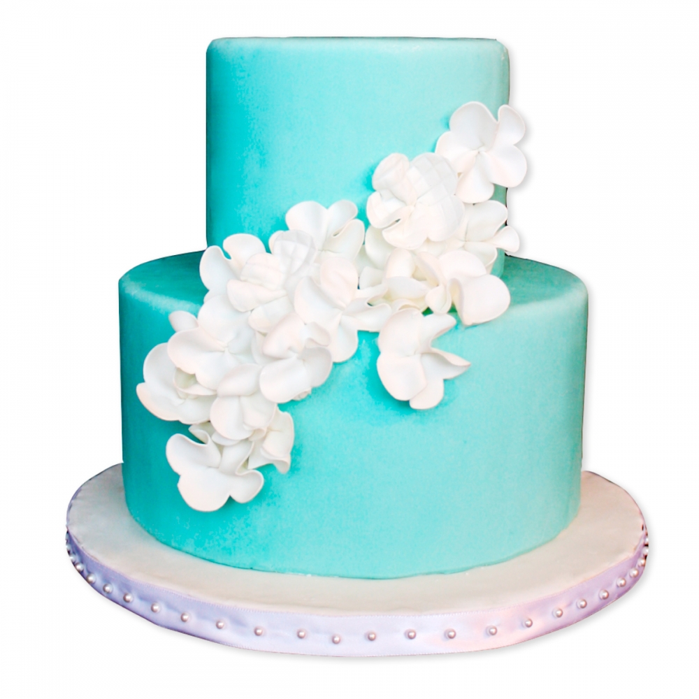 Свадебный торт Цветы № 95695 