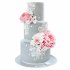 Свадебный торт Цветы №95696