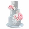 Свадебный торт Цветы №95695