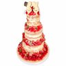 Свадебный торт Кружевной №95703