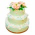 Свадебный торт Цветы №95708