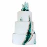 Свадебный торт С драпировкой №95735