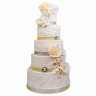 Свадебный торт Цветы №95745