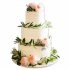 Свадебный торт Цветы №95745