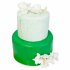 Свадебный торт Изумрудный №95768