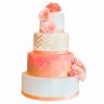 Свадебный торт Цветы №95775