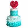 Свадебный торт Фарфоровая годовщина №95804