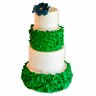 Свадебный торт Цветы №95820