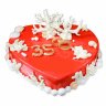 Свадебный торт Сапфировая годовщина №95849