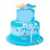 Свадебный торт Бирюзовая годовщина №95850