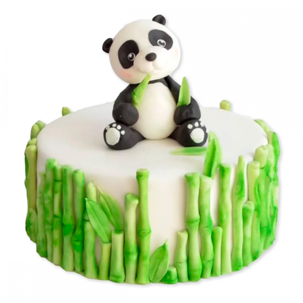 Торт панда для мальчика