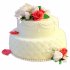 Свадебный Торт Цветы №96131