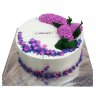 Торт с цветами на юбилей №96519