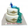 Торт с цветами на День Рождения №96567