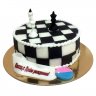 Торт для мужчины с шахматами  №93007