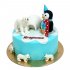 Торт с пингвином и полярным медведем 