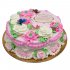 Торт для девочки с цветами №96600