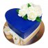 Торт сердце с цветами №97119
