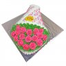 Торт букет цветов №96847