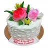 Торт с цветами №97312