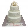 Торт на годовщину свадьбы 25 лет №131600
