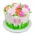 Торт с цветами №97390