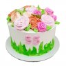 Торт с цветами №97500