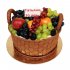 Торт корзина ягод и фруктов №97612
