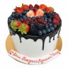 Торт корзина фруктов и ягод №97775