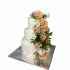 Торт на свадьбу с цветами №97891