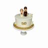 Торт на годовщину свадьбы 50 лет №132100
