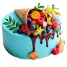 Торт с цетком и ягодами №98468
