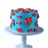 Торт голубой №98536