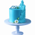 Торт голубой №98623