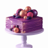 Торт фиолетовый №98549